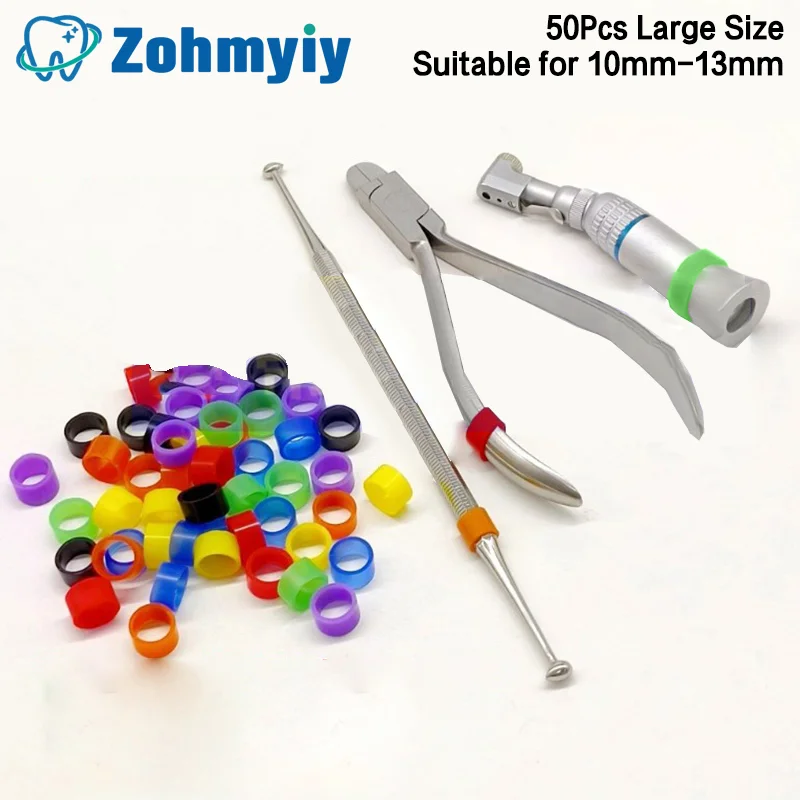 50 шт., универсальные разноцветные силиконовые кольца для наконечников и инструментов 
50 шт., универсальные разноцветные силиконовые кольца для наконечников и инструментов