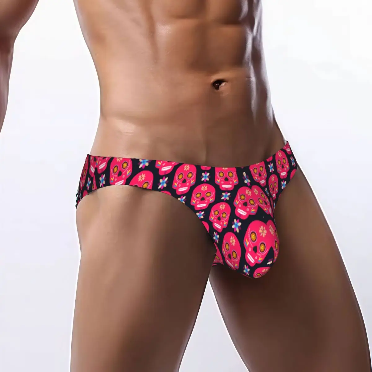 Men's Sexy Briefs Breathable Bikini Sugar Skulls Day Of The Dead Men Underpants Low Cut Man Underwear Panties
Men's Sexy Briefs Breathable Bikini Sugar Skulls Day Of The Dead Men Underpants Low Cut Man Underwear Panties