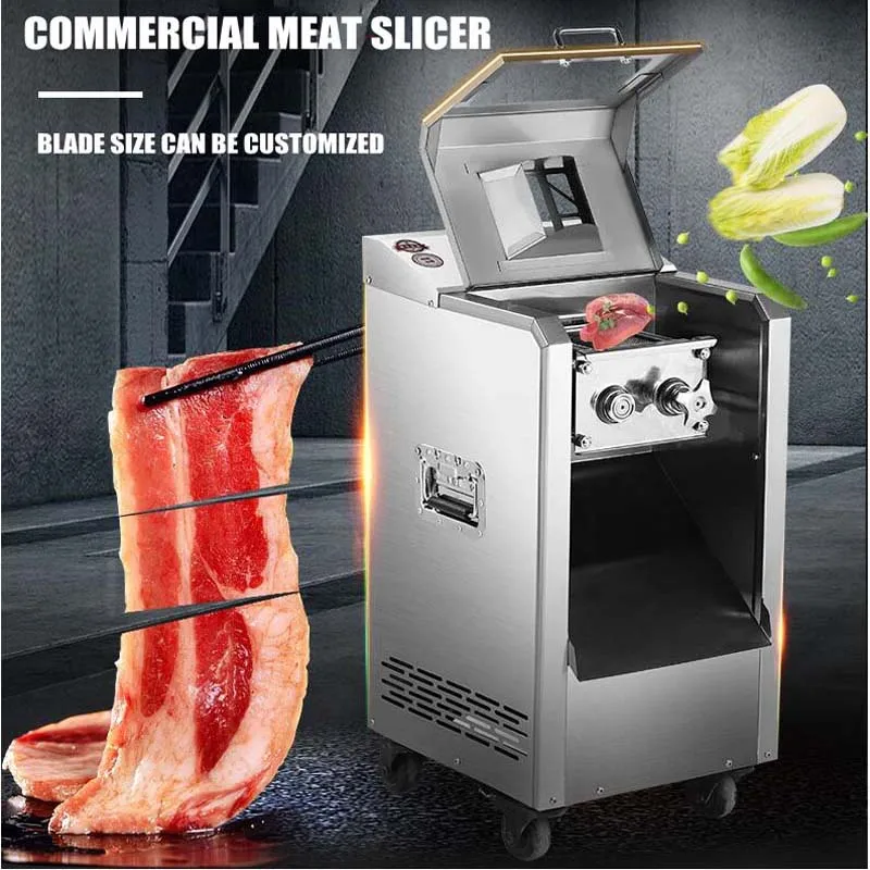 Commercial Vertical Meat Slicer Stainless Steel Automatic Shred Slicer Dicing Machine Electric Multi function Meat Grinder
Commercial Vertical Meat Slicer Stainless Steel Automatic Shred Slicer Dicing Machine Electric Multi function Meat Grinder