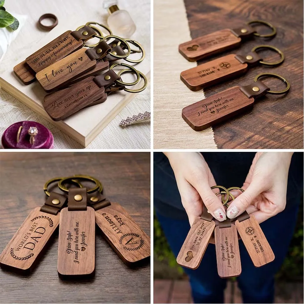 PREMIUM KEYCHAIN WITH PERSONALIZATION, WOODEN KEY RINGS WITH INITIAL ENGRAVING,CUSTOMIZABLE WOOD DECORATION CRAFT
PREMIUM KEYCHAIN WITH PERSONALIZATION, WOODEN KEY RINGS WITH INITIAL ENGRAVING,CUSTOMIZABLE WOOD DECORATION CRAFT