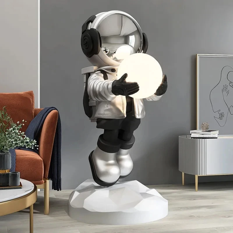 Astronaut Ornament Living Room Large Floor Decoration Luminescent Lights New House Gifts Home Decor Fashion Decorative Toy
Astronaut Ornament Living Room Large Floor Decoration Luminescent Lights New House Gifts Home Decor Fashion Decorative Toy