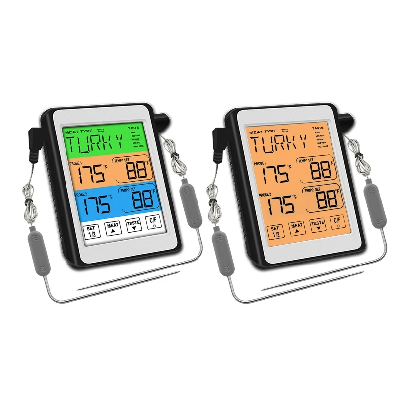 Dual Probe Digital Thermometer for Kitchen Oven with Commercial-Grade Probe TOP ones
Dual Probe Digital Thermometer for Kitchen Oven with Commercial-Grade Probe TOP ones