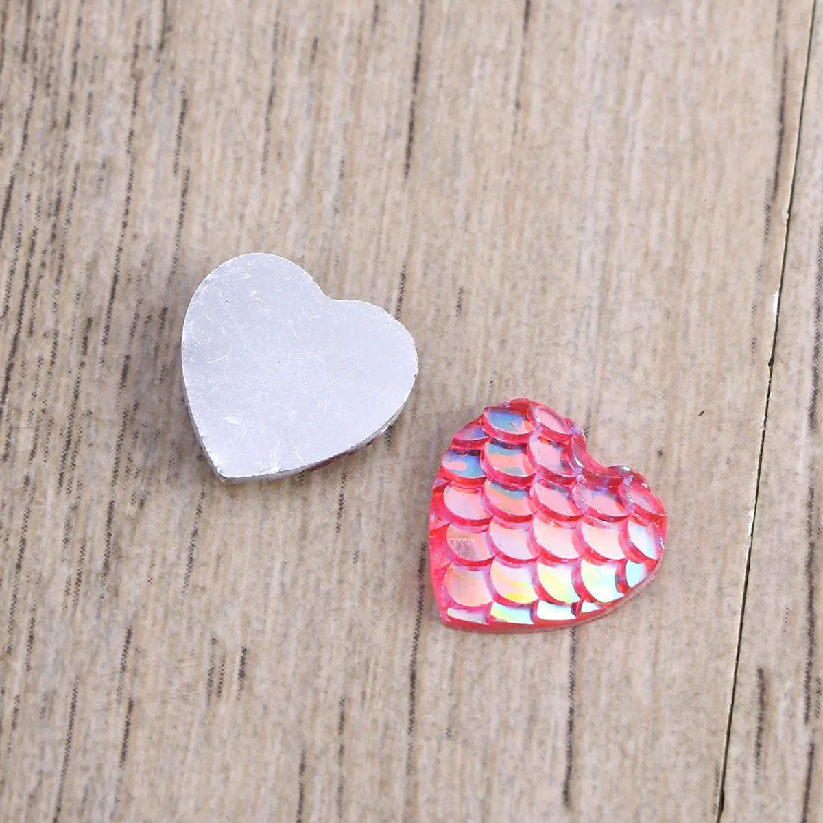 100Pcs Resin Dome Cabochons 12Mm Heart Iridescent Mermaid Design Flat Bottom for DIY Jewelry Accessories Scrapbooking Planner
100Pcs Resin Dome Cabochons 12Mm Heart Iridescent Mermaid Design Flat Bottom for DIY Jewelry Accessories Scrapbooking Planner