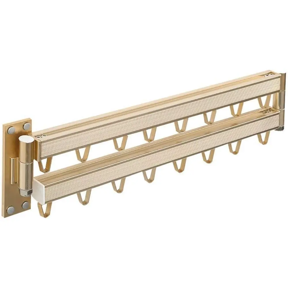 Indoor/Outdoor Wall-Mounted Folding Drying Rack for Clothes and Towels
Indoor/Outdoor Wall-Mounted Folding Drying Rack for Clothes and Towels