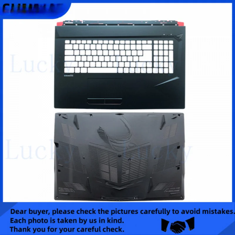 Корпус (верхняя и нижняя части) для MSI GL73 GP73 MS-17P1, черный
Корпус (верхняя и нижняя части) для MSI GL73 GP73 MS-17P1, черный