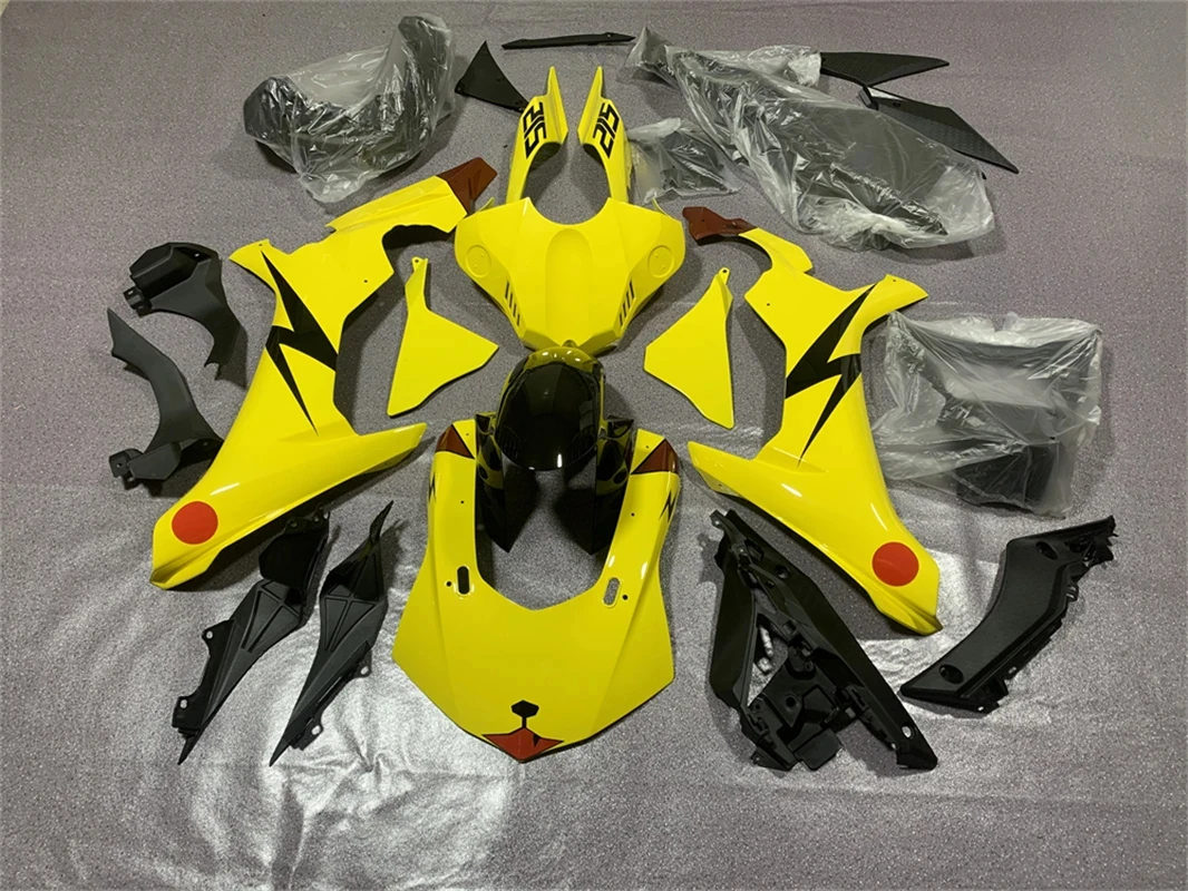 Комплект обтекателей для мотоцикла, подходит для Yzf R1M R1 2015 2016 2017 2018 2019 кузов высокого качества ABS InjectionBikachu yellow
Комплект обтекателей для мотоцикла, подходит для Yzf R1M R1 2015 2016 2017 2018 2019 кузов высокого качества ABS InjectionBikachu yellow
