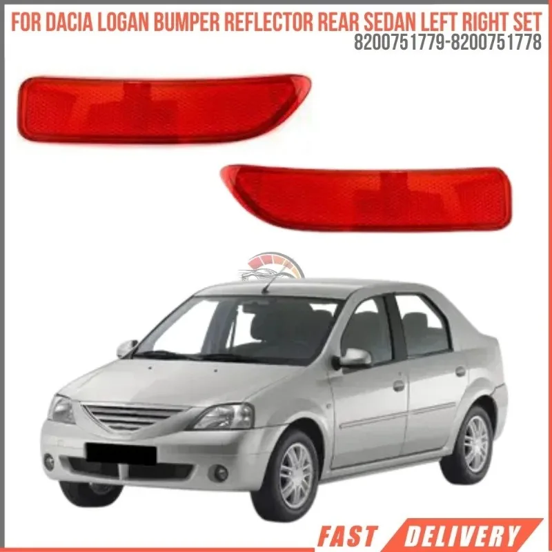 Rear Reflector for Dacia Dokker for Logan MCV for Lodgy Left Right Bumper Reflector Red Reflective Strips 8200751778 8200751779
Rear Reflector for Dacia Dokker for Logan MCV for Lodgy Left Right Bumper Reflector Red Reflective Strips 8200751778 8200751779