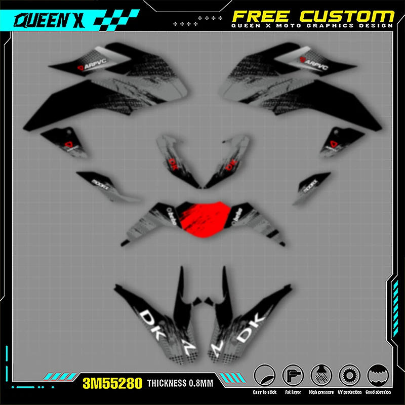Queen X MOTOR Graphics Decals Stickers Kits For KTM DUKE 125 390 2017 2018-2020 Motorcycle Accessories Numer Name Custom 018
Queen X MOTOR Graphics Decals Stickers Kits For KTM DUKE 125 390 2017 2018-2020 Motorcycle Accessories Numer Name Custom 018