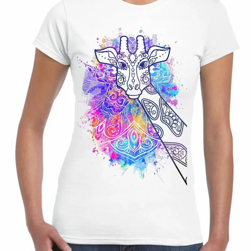 Giraffe Colour Splash Large Print Women'S T Shirt
Giraffe Colour Splash Large Print Women'S T Shirt