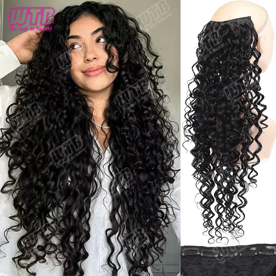 WTB Curly Extensions Synthetic Wig BB Clip Style Deep Curls Suitable for Adding Hair Volume and Wearing for Daily Holiday Events
WTB Curly Extensions Synthetic Wig BB Clip Style Deep Curls Suitable for Adding Hair Volume and Wearing for Daily Holiday Events