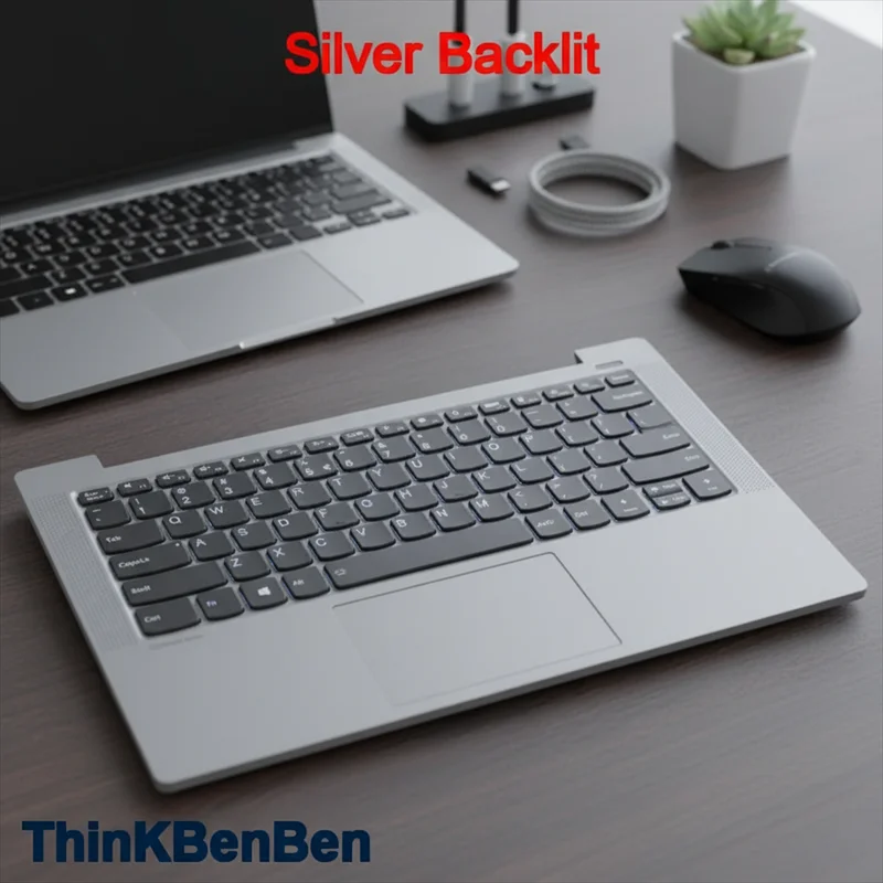 Серебристый верхний чехол с упором для рук, клавиатура с подсветкой для Lenovo Ideapad 5 14IIL05 14ARE05 14ALC05 14ITL05 5CB0Y88637
Серебристый верхний чехол с упором для рук, клавиатура с подсветкой для Lenovo Ideapad 5 14IIL05 14ARE05 14ALC05 14ITL05 5CB0Y88637