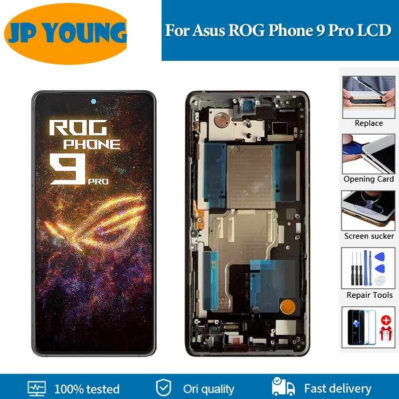 6,78 "оригинальный AMOLED для Asus ROG Phone 9 Pro, ЖК-дисплей, дигитайзер сенсорного экрана в сборе для Asus ROG 9 Pro, замена ЖК-дисплея
6,78 "оригинальный AMOLED для Asus ROG Phone 9 Pro, ЖК-дисплей, дигитайзер сенсорного экрана в сборе для Asus ROG 9 Pro, замена ЖК-дисплея