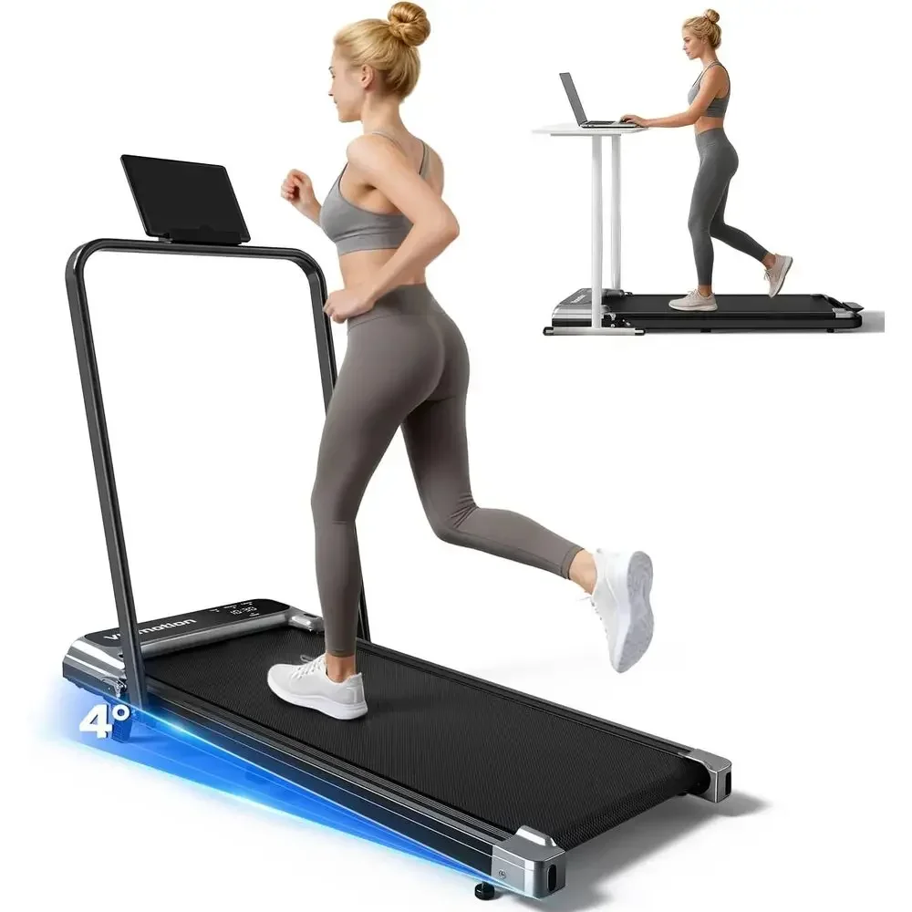 Portable Compact Treadmill with Handle, Adjustable Incline, 2.5HP, Quiet Under Desk, 0.6-3.8 MPH Speed, 265 lbs
Portable Compact Treadmill with Handle, Adjustable Incline, 2.5HP, Quiet Under Desk, 0.6-3.8 MPH Speed, 265 lbs