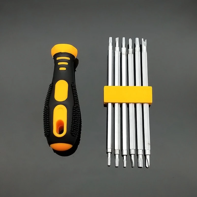 Q2Q4 12 in 1 Magnetic Screwdriver Set Flat Shaped Screwdriver Head Multifunctional Precision Handheld Maintenance Tool
Q2Q4 12 in 1 Magnetic Screwdriver Set Flat Shaped Screwdriver Head Multifunctional Precision Handheld Maintenance Tool