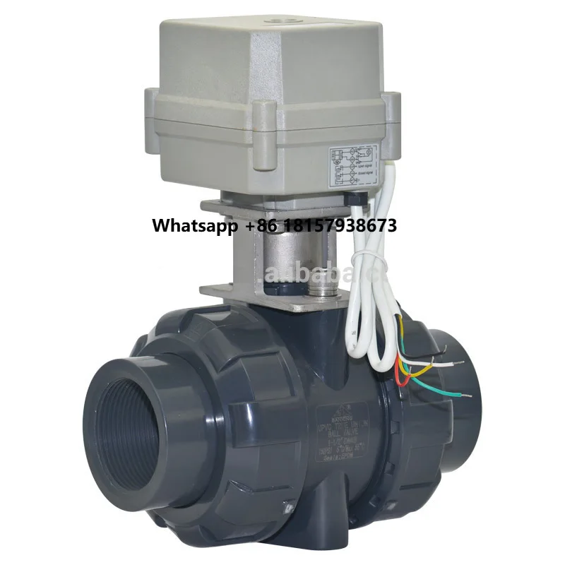 1.5 Inch Motorized PVC Ball Valve Price No Thread for Swimming Pool Hot Water Supply
1.5 Inch Motorized PVC Ball Valve Price No Thread for Swimming Pool Hot Water Supply