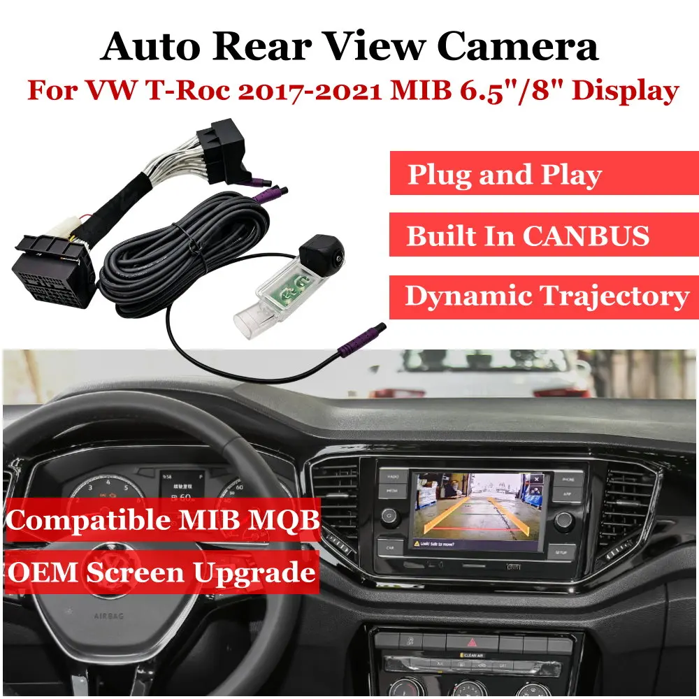 Plug & Play Car Backup Camera For Volkswagen VW T-Roc 2017-2021 MIB MQB 6.5"/8" Screen Vehicle Rear View Upgrade Accessories
Plug & Play Car Backup Camera For Volkswagen VW T-Roc 2017-2021 MIB MQB 6.5"/8" Screen Vehicle Rear View Upgrade Accessories