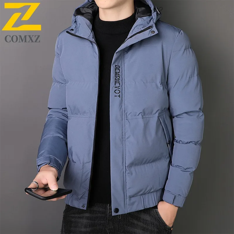 COMXZ Men Padding Coat Hooded Solid Korean Style Warm Snow Skiing Loose Parker Coat Windproof Travel Cotton-Padded Jackets
COMXZ Men Padding Coat Hooded Solid Korean Style Warm Snow Skiing Loose Parker Coat Windproof Travel Cotton-Padded Jackets
