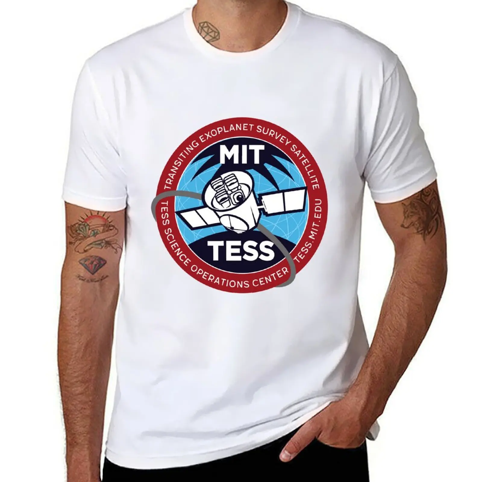 TESS MIT Science Operations Center Logo T-Shirt man t shirt summer t shirts for man pack white T-Shirt
TESS MIT Science Operations Center Logo T-Shirt man t shirt summer t shirts for man pack white T-Shirt