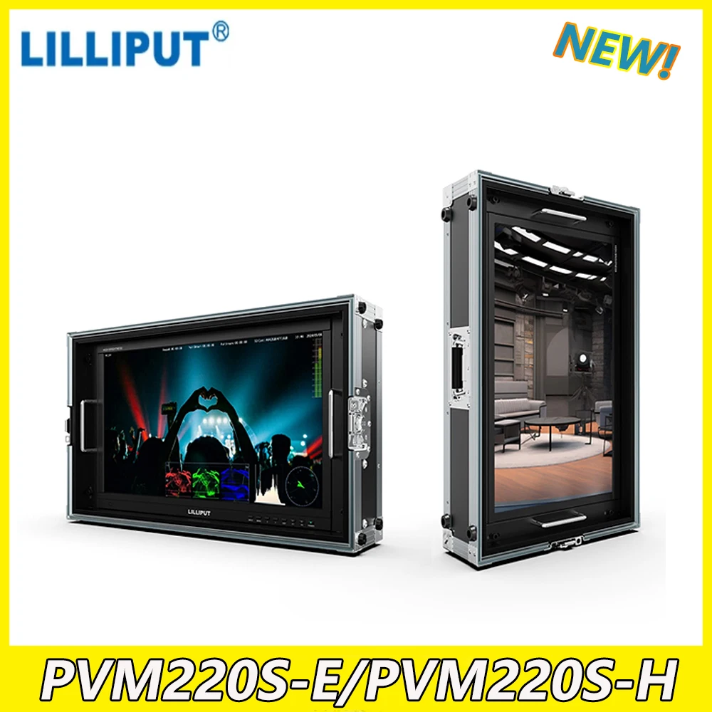 LILLIPUT PVM220S-E/PVM220S-H Monitor 21.5 inch 1920x1080 3G-SDI HDMI-compatible LUT Field Monitor 1000 Nits High Brightness
LILLIPUT PVM220S-E/PVM220S-H Monitor 21.5 inch 1920x1080 3G-SDI HDMI-compatible LUT Field Monitor 1000 Nits High Brightness