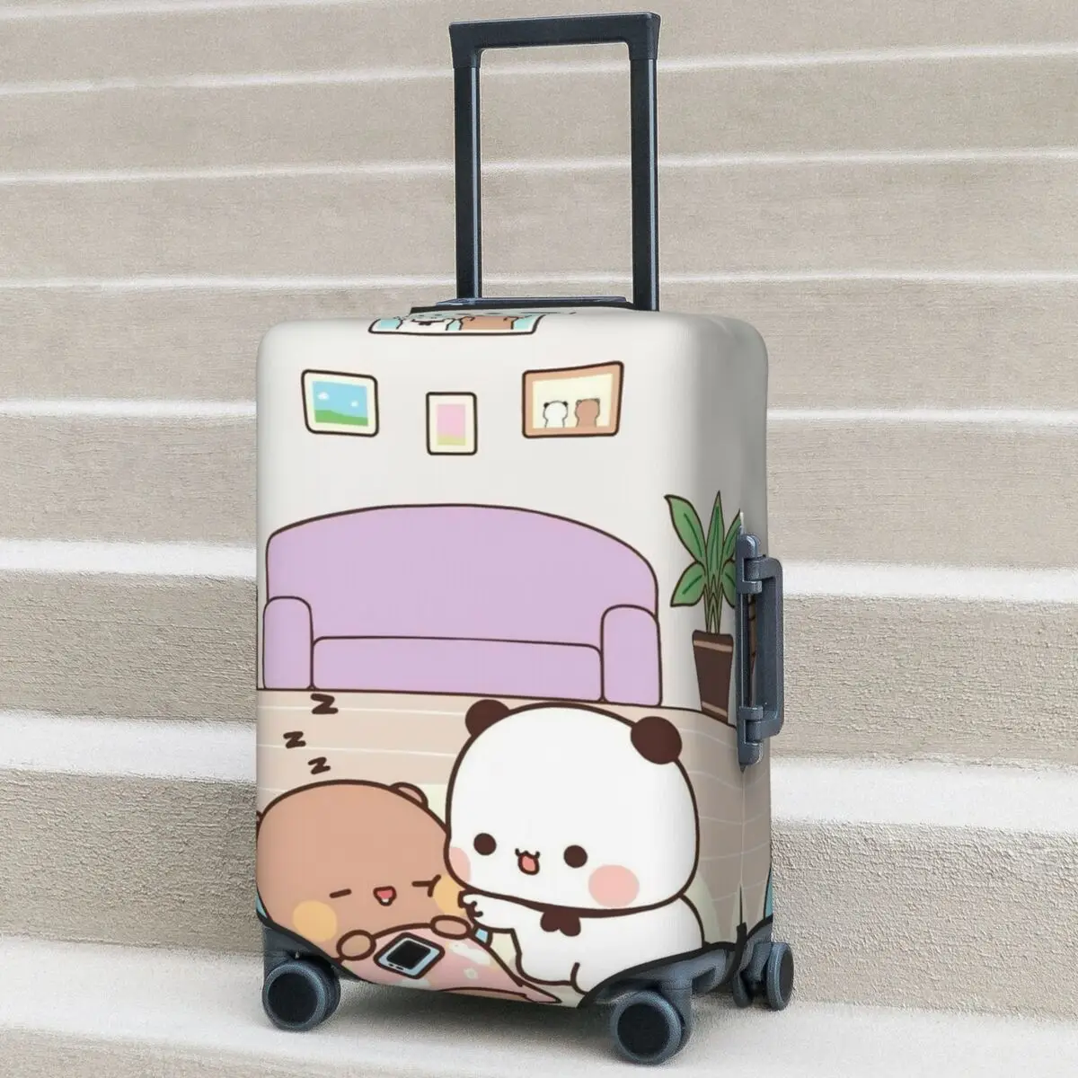 Panda Bubu Dudu Pattern Suitcase Cover Holiday Business Elastic Luggage Supplies Protection
Panda Bubu Dudu Pattern Suitcase Cover Holiday Business Elastic Luggage Supplies Protection