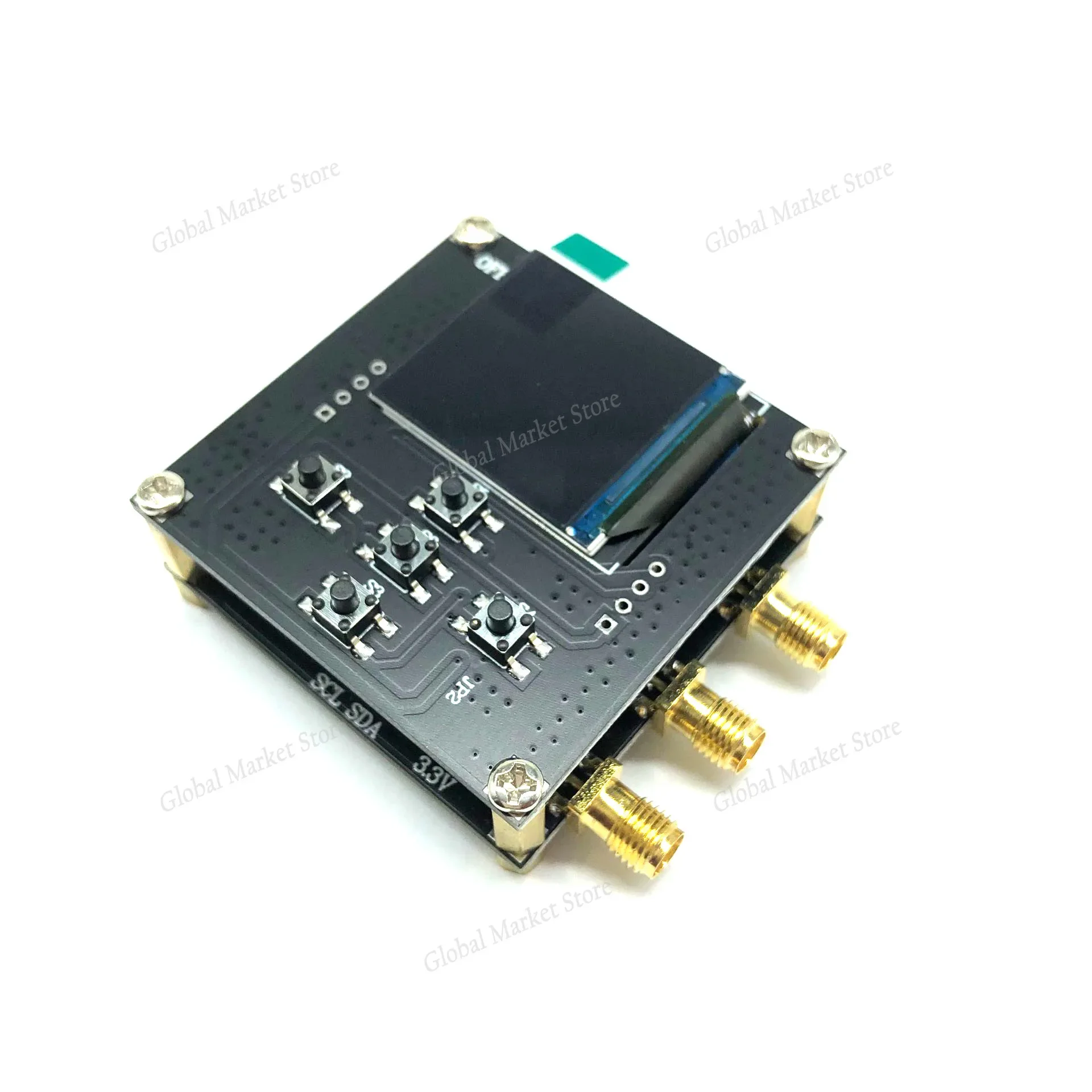 Генератор тактовых сигналов SI5351, цифровой модуль, высокочастотный генератор прямоугольных сигналов, экранированная настройка.
Генератор тактовых сигналов SI5351, цифровой модуль, высокочастотный генератор прямоугольных сигналов, экранированная настройка.