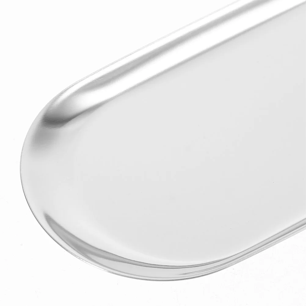 Tip Tray Small Size Stainless Steel Platter Napkin Holder Soap Dish Oval Bar Accessories Fruit Plate Storage Jewelry
Tip Tray Small Size Stainless Steel Platter Napkin Holder Soap Dish Oval Bar Accessories Fruit Plate Storage Jewelry