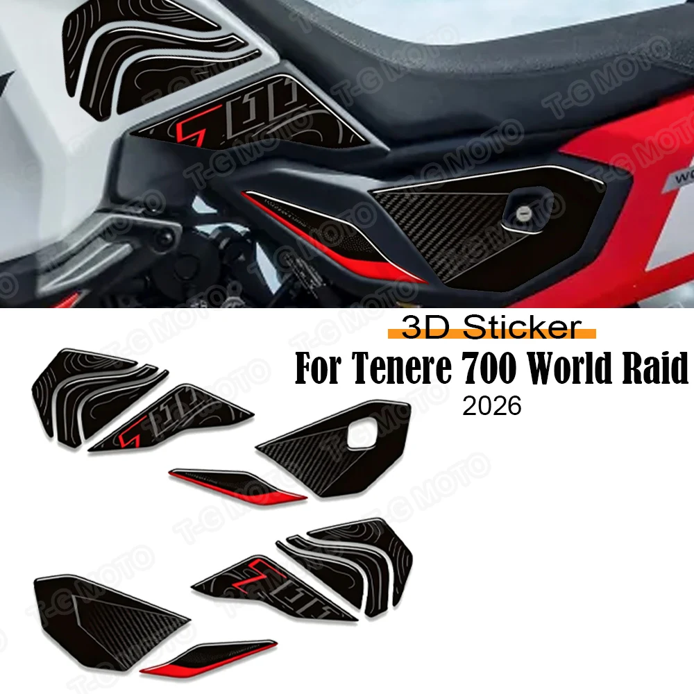 For Tenere 700 World Raid T7 Adventure Rally Accessories Motorcycle Tank Pad Fuel Oil Protection Fairing Front Fender Stickers
For Tenere 700 World Raid T7 Adventure Rally Accessories Motorcycle Tank Pad Fuel Oil Protection Fairing Front Fender Stickers