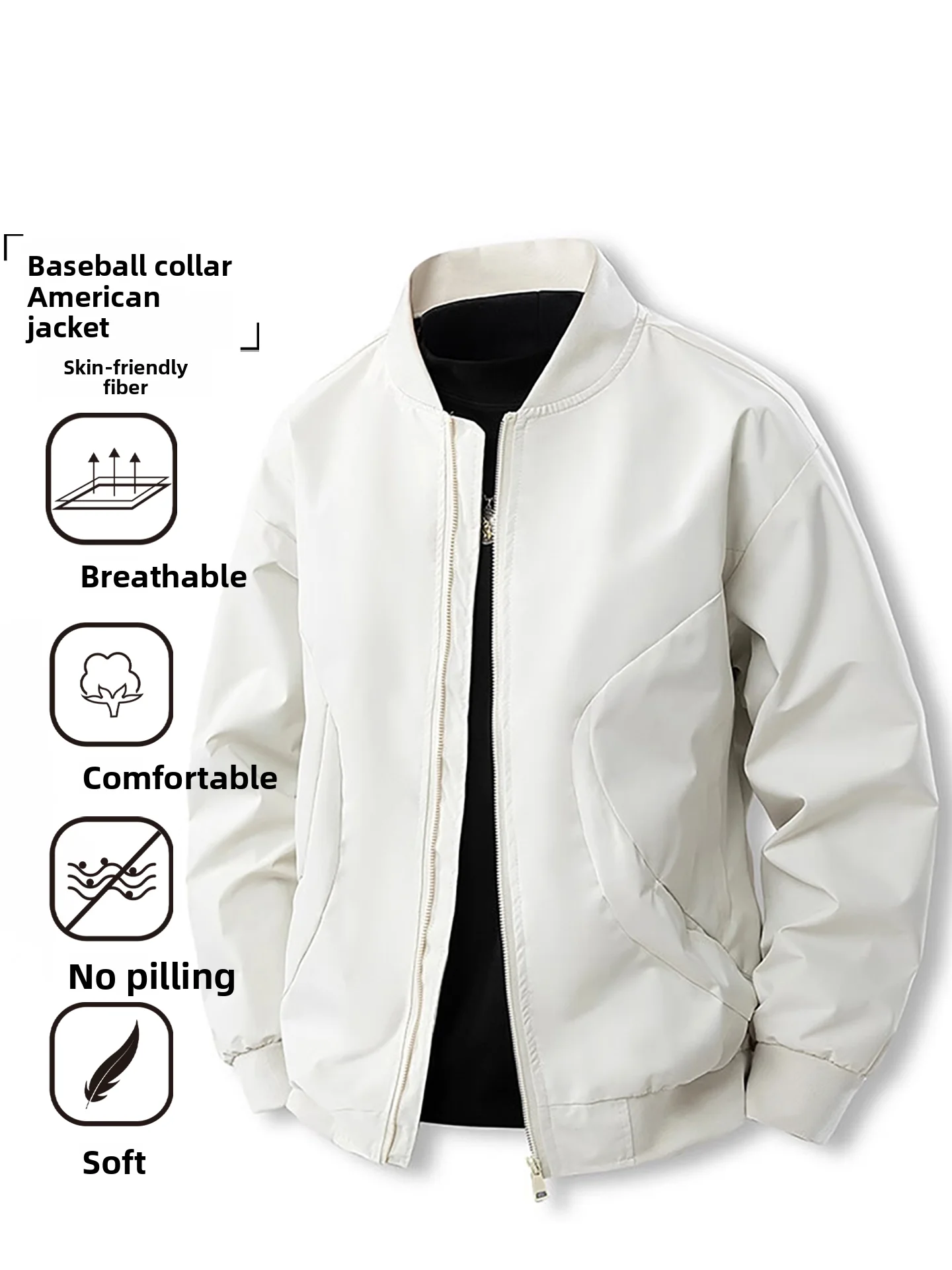 TUCANO New American Sle Pilot Jaet Men's Spring Autumn Casual Loose Baseball Outerwear Stand Collar ex Breathable
TUCANO New American Sle Pilot Jaet Men's Spring Autumn Casual Loose Baseball Outerwear Stand Collar ex Breathable