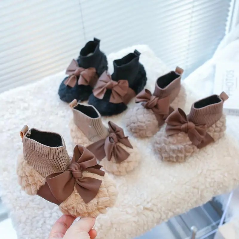 Kawaii Casual Shoe Fashion Children S Shoe Winter Girls Boys Boots Fluffy Faux Fur Lined With Bow Toddler Baby Socks Boots For
Kawaii Casual Shoe Fashion Children S Shoe Winter Girls Boys Boots Fluffy Faux Fur Lined With Bow Toddler Baby Socks Boots For
