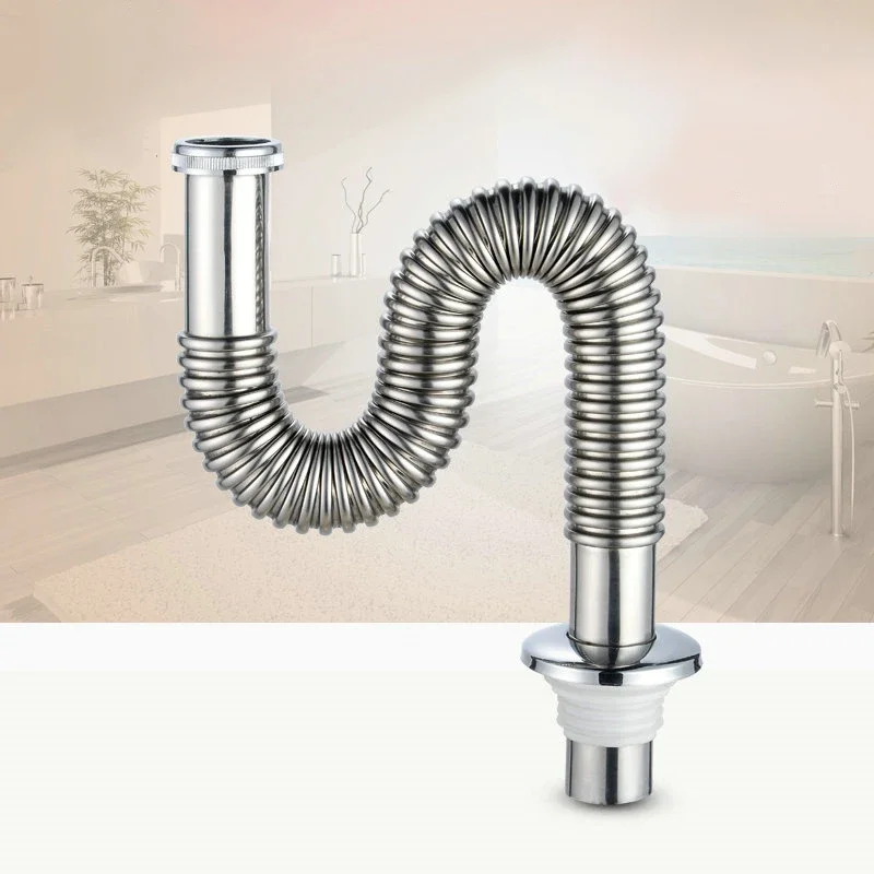 Stainless Steel Kitchen Sink Drain Pipe Long Deodorant Plug for Sink Drain Sewer Floor Drain Kitchen Faucet Accessories
Stainless Steel Kitchen Sink Drain Pipe Long Deodorant Plug for Sink Drain Sewer Floor Drain Kitchen Faucet Accessories