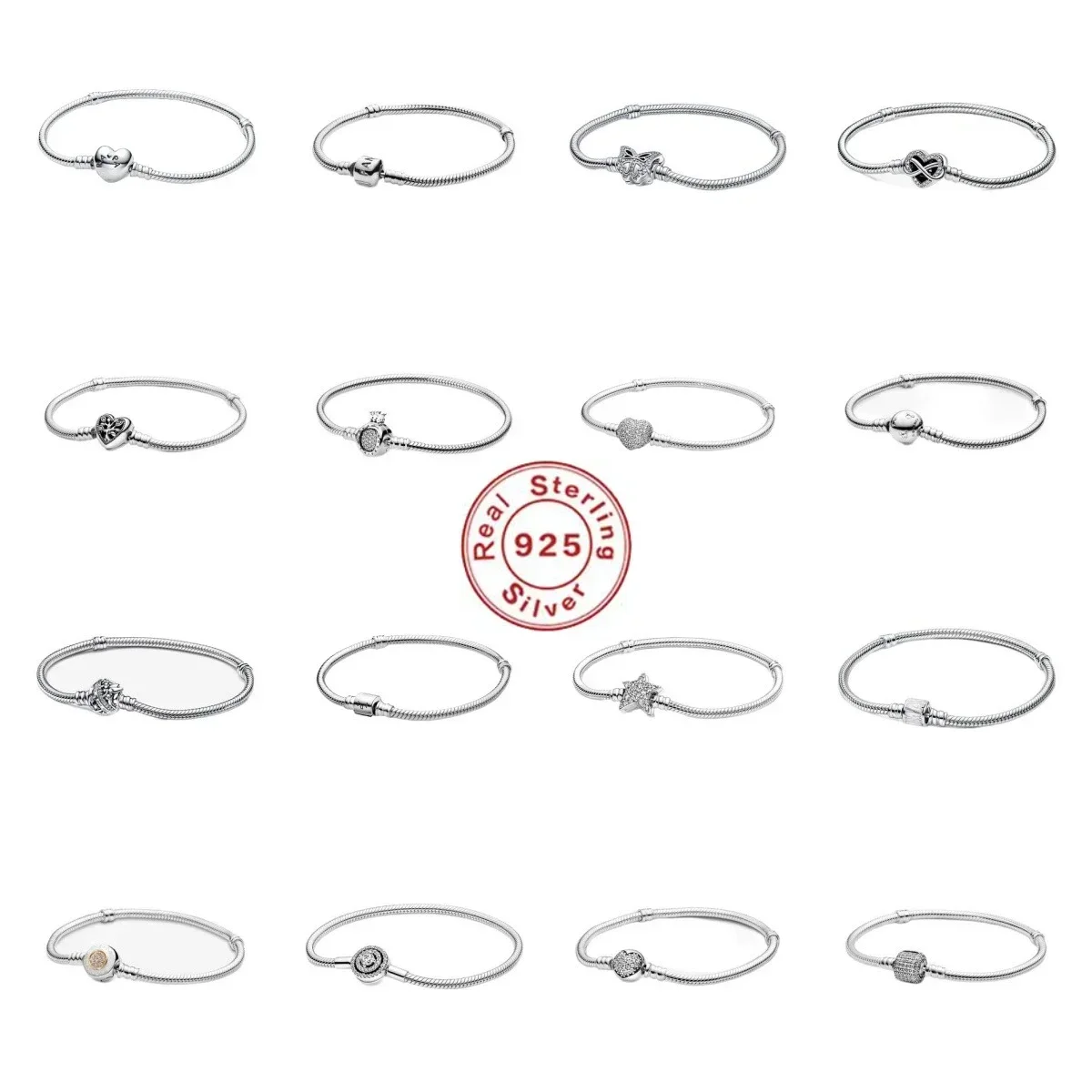 925 Sterling Silver Heart Bracelet for Women Classic Basic Snake Bone Adjustable Bangle Party Gift Women's Fine Jewelry
925 Sterling Silver Heart Bracelet for Women Classic Basic Snake Bone Adjustable Bangle Party Gift Women's Fine Jewelry