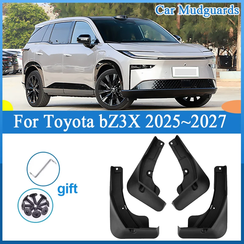 Car Mudguards for Toyota bZ3X 2025 2026 2027 Fenders Guard Splash Flap Auto Accessories Antifreeze Front Rear Wheels Mud Flaps
Car Mudguards for Toyota bZ3X 2025 2026 2027 Fenders Guard Splash Flap Auto Accessories Antifreeze Front Rear Wheels Mud Flaps