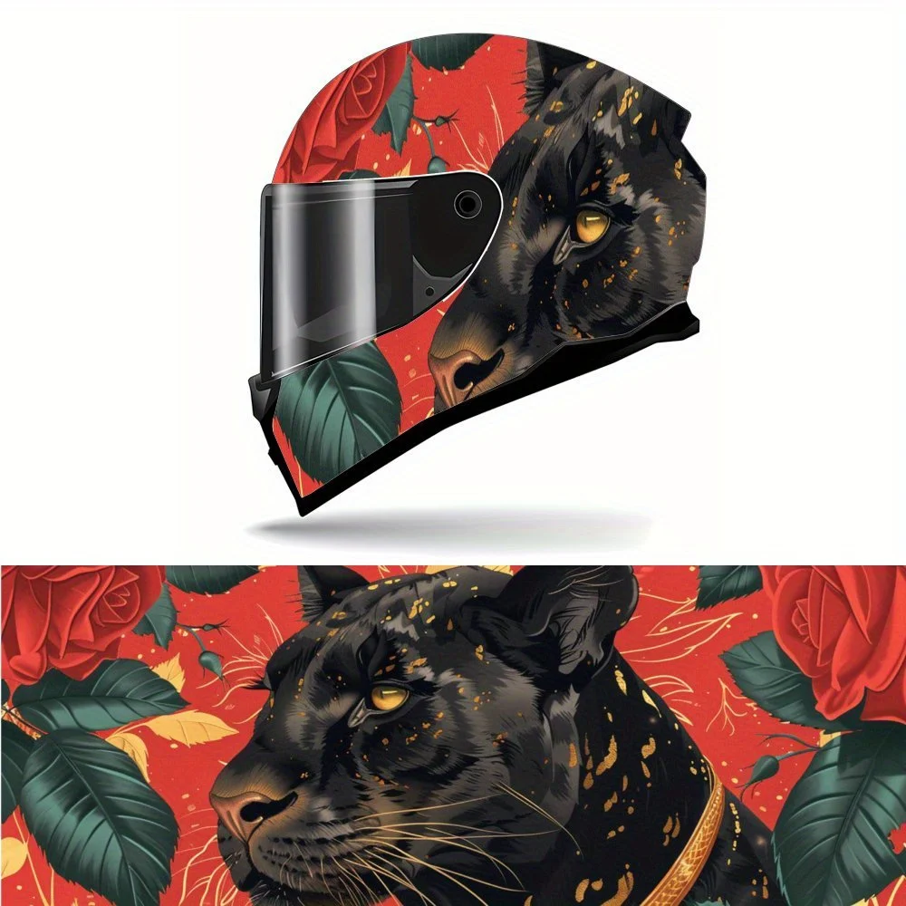 Rose & Panther Pattern Helmet Paint - Waterproof, Detachable Label for Motorcycle Helmets, Scratch Resistant, Universal Size, No
Rose & Panther Pattern Helmet Paint - Waterproof, Detachable Label for Motorcycle Helmets, Scratch Resistant, Universal Size, No