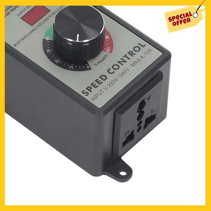 AC Motor Speed Controller Angle Grinder Fan Variable Speed Controller 10A Universal European Plug AC220 To 240V 4000W Durable
AC Motor Speed Controller Angle Grinder Fan Variable Speed Controller 10A Universal European Plug AC220 To 240V 4000W Durable