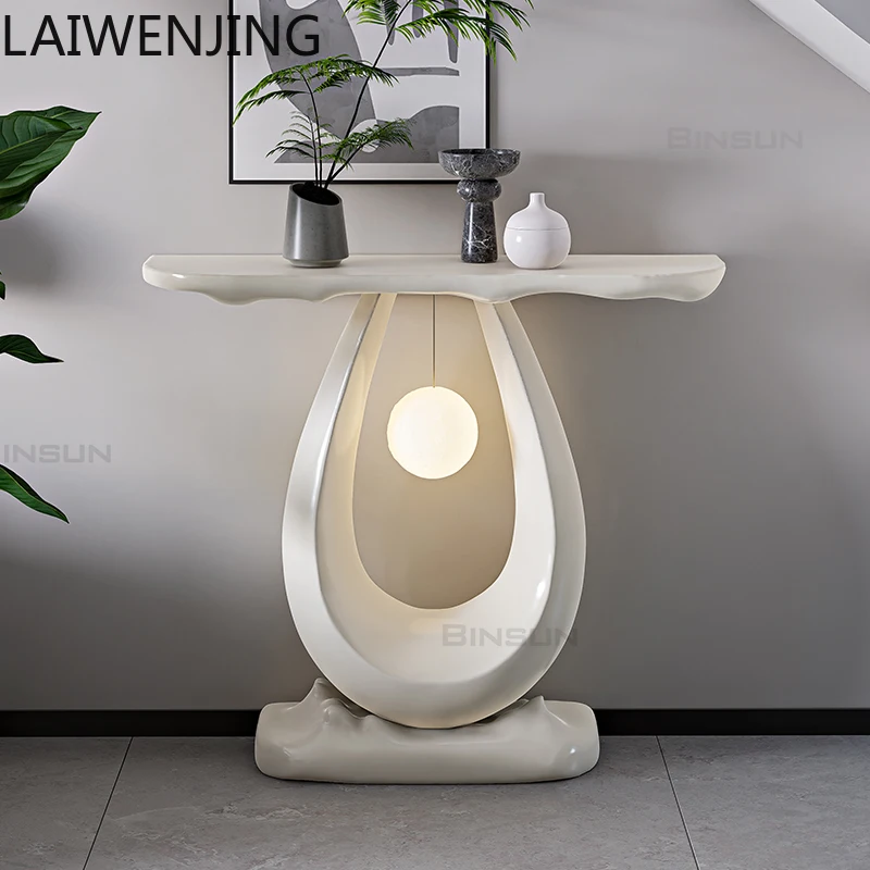 SGF water drop porch cabinet corridor entrance door against the wall with induction creative table
SGF water drop porch cabinet corridor entrance door against the wall with induction creative table
