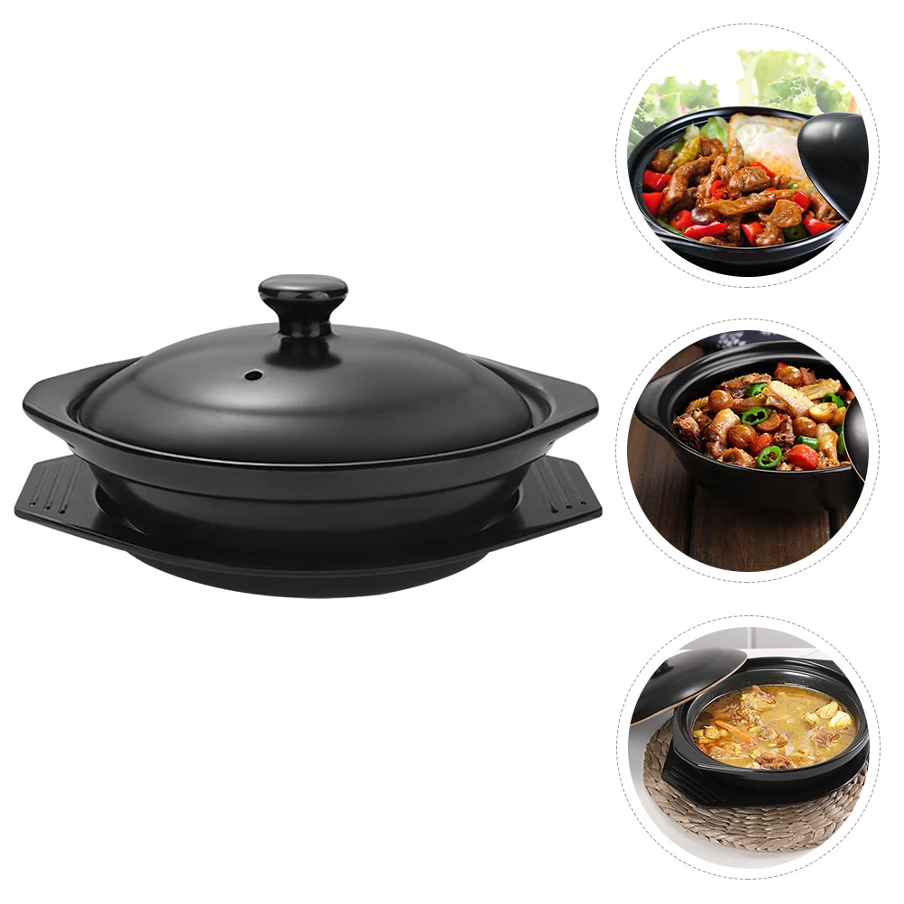 Ceramic Casserole Stew Pot 600℃ Heat Resistant Non Stick Bibimbap Soup Rice Cooking Tool Safe Handle Design Stable
Ceramic Casserole Stew Pot 600℃ Heat Resistant Non Stick Bibimbap Soup Rice Cooking Tool Safe Handle Design Stable