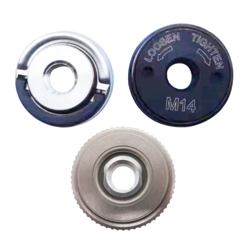 Угловая шлифовальная машина с резьбой M14, самоблокирующаяся нажимная пластина, угловая шлифовальная машина, быстроразъемная фланцевая гайка, зажим, силовой патрон, детали инструментов
Угловая шлифовальная машина с резьбой M14, самоблокирующаяся нажимная пластина, угловая шлифовальная машина, быстроразъемная фланцевая гайка, зажим, силовой патрон, детали инструментов