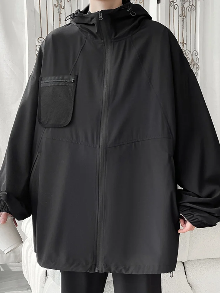 Men's Outdoor Lightweight Ice Silk UV Protection Jaet Summer Thin Breathable Faionable Sunscreen Clothing Cool Sle
Men's Outdoor Lightweight Ice Silk UV Protection Jaet Summer Thin Breathable Faionable Sunscreen Clothing Cool Sle