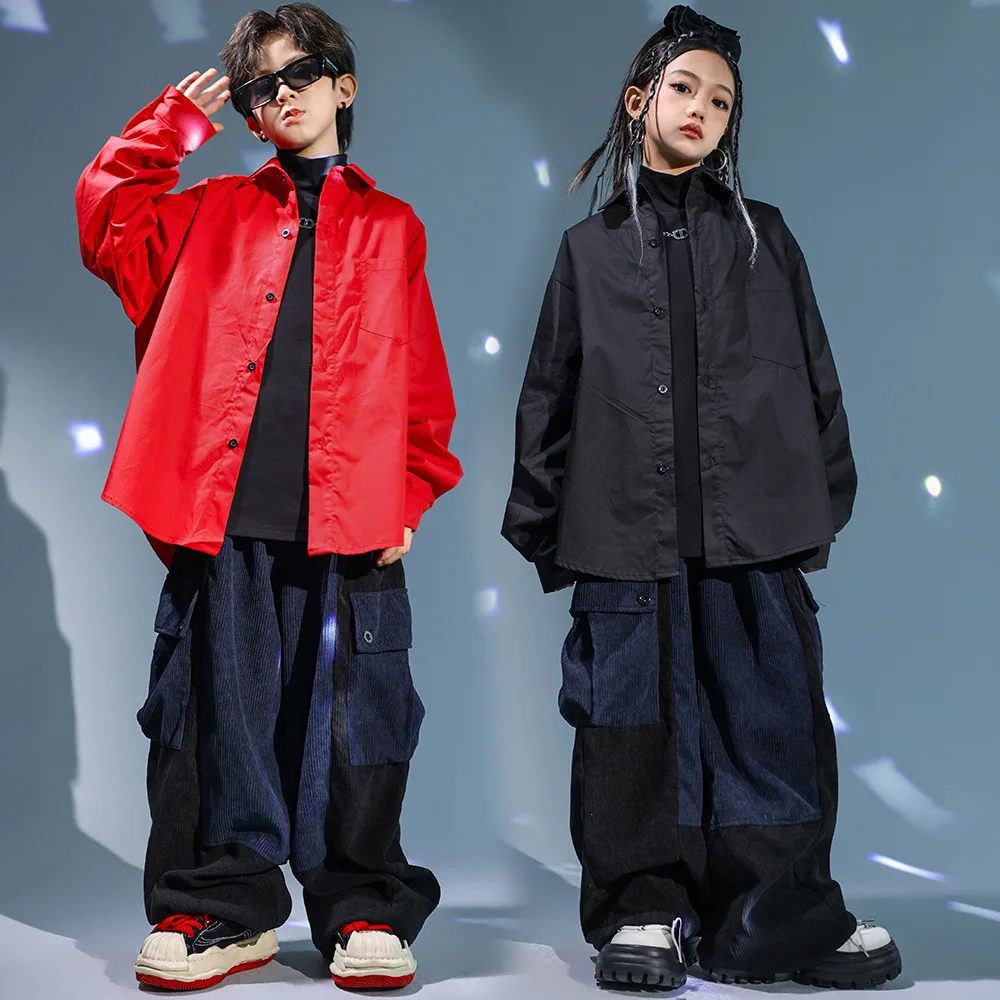 Kids Boys Girls Oversize Fashion Show Long Sleeve Loose Casual Shirt Corduroy Cargo Baggy Pants Suits Sets Children Tracksuits
Kids Boys Girls Oversize Fashion Show Long Sleeve Loose Casual Shirt Corduroy Cargo Baggy Pants Suits Sets Children Tracksuits