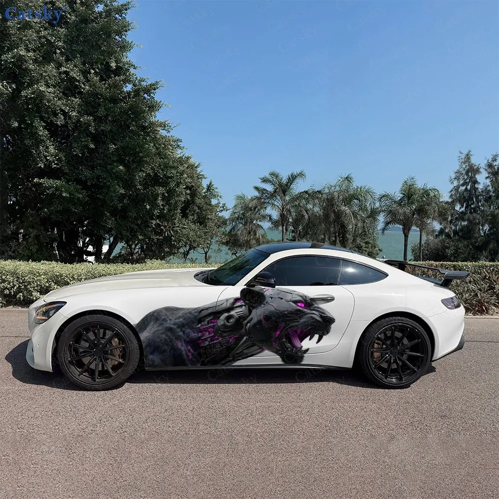2pcs Purple Glow Circuit Cheetah Car Side Wraps, Self-Adhesive PVC Waterproof & Scratch-Resistant Stickers, Car Accessory Gift
2pcs Purple Glow Circuit Cheetah Car Side Wraps, Self-Adhesive PVC Waterproof & Scratch-Resistant Stickers, Car Accessory Gift