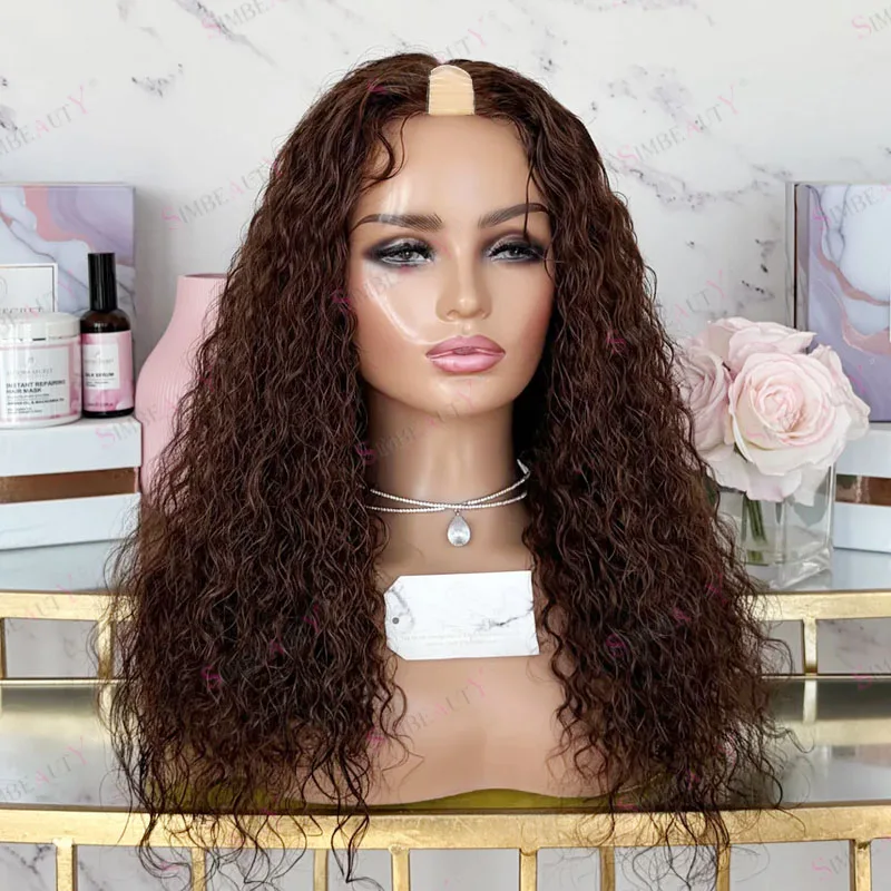 100%Virgin Human Hair Dark Copper Brown Loose Curly Black Women U Shaped Wigs Full Ends 180Density Glueless 1x4 V Part Wigs
100%Virgin Human Hair Dark Copper Brown Loose Curly Black Women U Shaped Wigs Full Ends 180Density Glueless 1x4 V Part Wigs