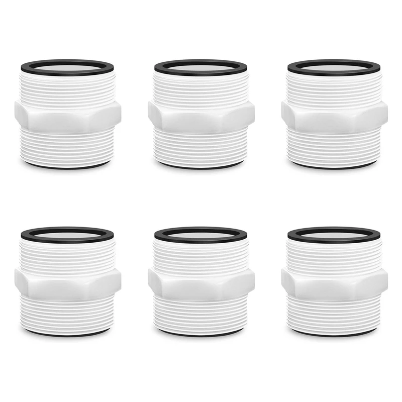 6X Pool Hose Adapter 1.5 Inch For Intex Pool Pump Hose With Ring Gaskets Swimming Pool Hose Adapter Parts
6X Pool Hose Adapter 1.5 Inch For Intex Pool Pump Hose With Ring Gaskets Swimming Pool Hose Adapter Parts