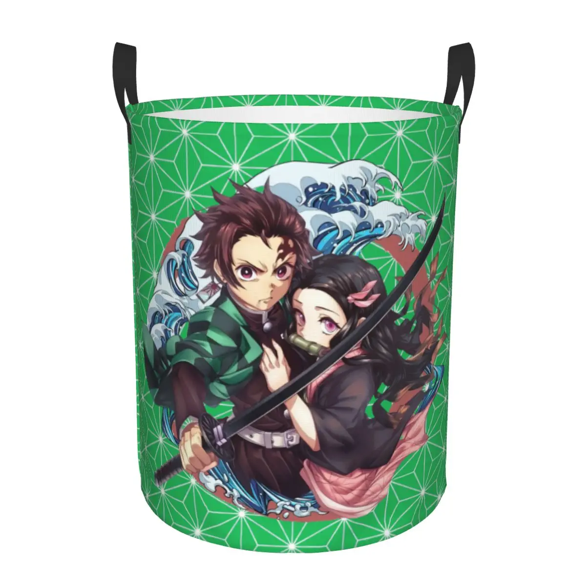 Demon Slayer Anime Manga Laundry Basket Foldable Tanjiro Kamado Nezuko Clothes Hamper Storage Bin for Living Room
Demon Slayer Anime Manga Laundry Basket Foldable Tanjiro Kamado Nezuko Clothes Hamper Storage Bin for Living Room