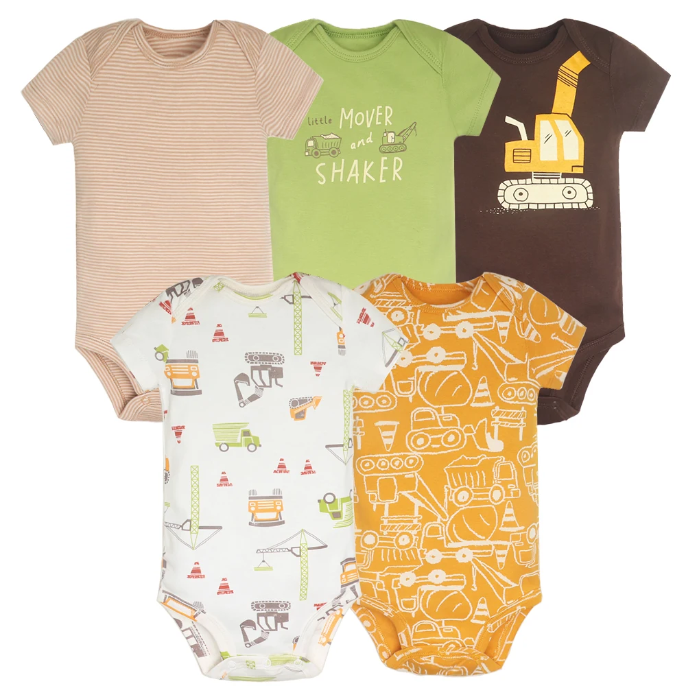 5PCS/Lot Baby Clothes Boys Bodysuits Newborn Infant Costume Cartoon Romper Jumpsuit Family 100%Cotton 0-12Months For Bebes
5PCS/Lot Baby Clothes Boys Bodysuits Newborn Infant Costume Cartoon Romper Jumpsuit Family 100%Cotton 0-12Months For Bebes