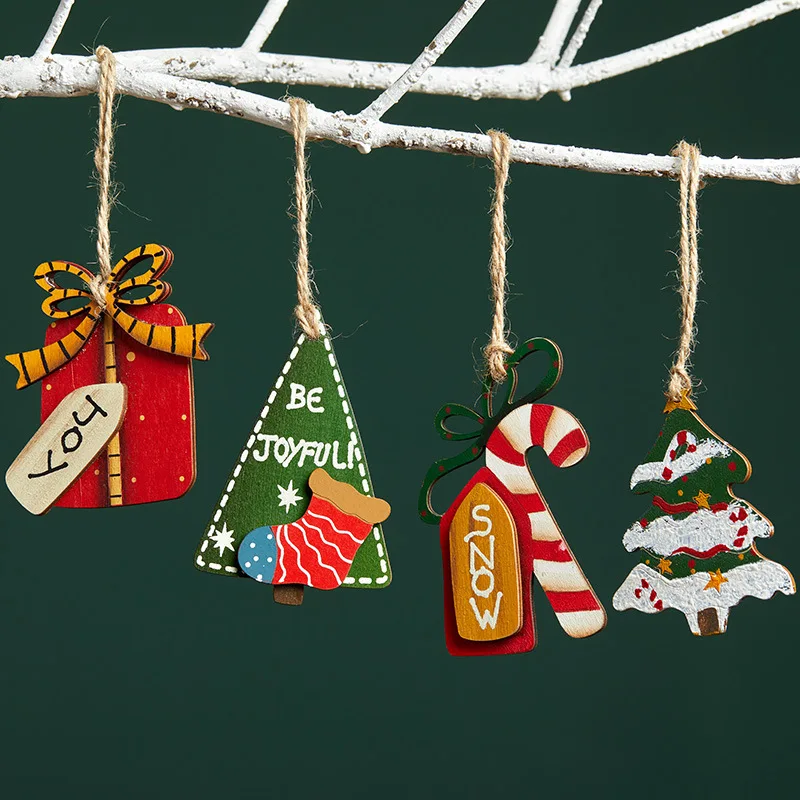 NEW Wooden Christmas Tree Gift Pack Pendant Retro Christmas Tree Decor Drop Ornament Christmas Party Supplies for Home Decor
NEW Wooden Christmas Tree Gift Pack Pendant Retro Christmas Tree Decor Drop Ornament Christmas Party Supplies for Home Decor