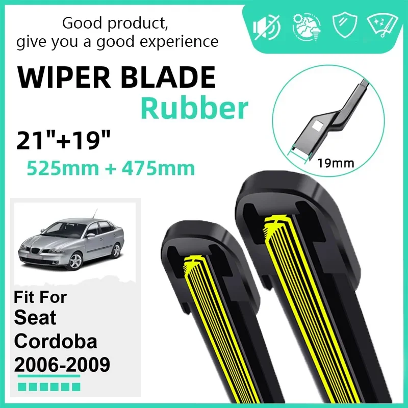 Rubber Car Wiper Blades for Seat Cordoba 2006-2009 Front Windscreen Windshield Rubber Car Accessories 2006 2007 2008 2009
Rubber Car Wiper Blades for Seat Cordoba 2006-2009 Front Windscreen Windshield Rubber Car Accessories 2006 2007 2008 2009