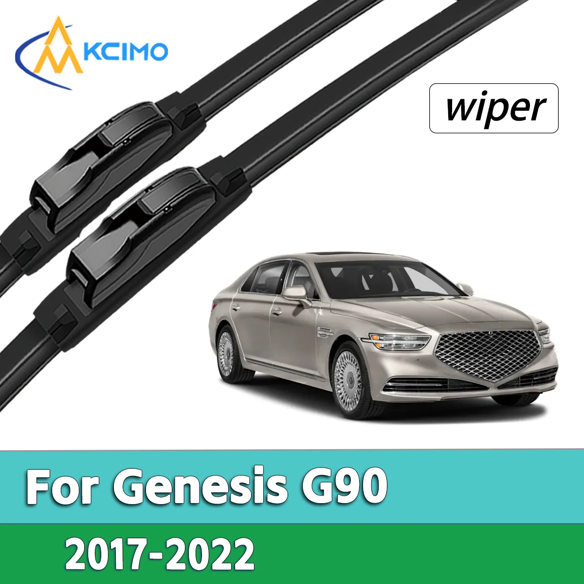 All Weather Durable Wiper Blades For Genesis G90 2017-2022 Front Windshield Wiper Soft Rubber Frameless
All Weather Durable Wiper Blades For Genesis G90 2017-2022 Front Windshield Wiper Soft Rubber Frameless