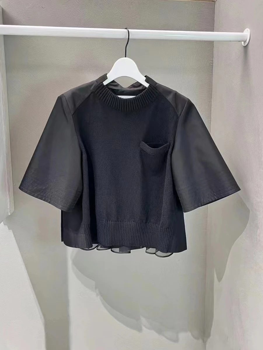 FOG SACAI женский свободный крой вязаный топ ort Sve Overbody, весна-лето, новый цвет Sle, BloContrast, повседневный хлопковый топ с круглым вырезом...
FOG SACAI женский свободный крой вязаный топ ort Sve Overbody, весна-лето, новый цвет Sle, BloContrast, повседневный хлопковый топ с круглым вырезом...