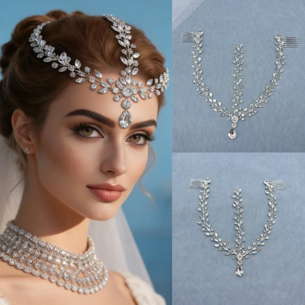 Handmade Fashion Crystal Leaf Hair Comb Clip Rhinestone Flower Hairpin Bridal Wedding Hair Accessories Jewelry Hair Comb Clip
Handmade Fashion Crystal Leaf Hair Comb Clip Rhinestone Flower Hairpin Bridal Wedding Hair Accessories Jewelry Hair Comb Clip
