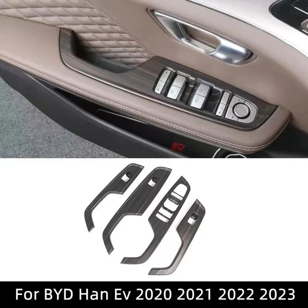 Stainless Carbon Car Accessories Door Armrest Window Glass Lift Switch Button Frame Panel For BYD Han Ev 2020 2021 2022 2023
Stainless Carbon Car Accessories Door Armrest Window Glass Lift Switch Button Frame Panel For BYD Han Ev 2020 2021 2022 2023